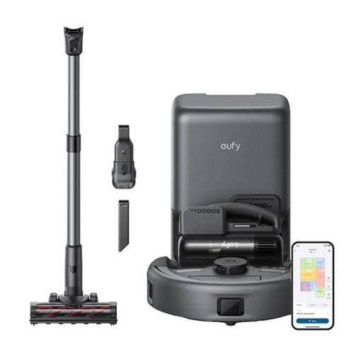 שואב אבק רובוטי משולב שואב ידני Eufy Robot Vacuum E20 Omni