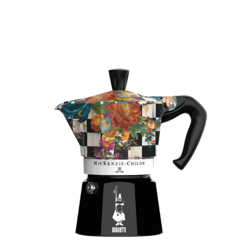 ‏מקינטה מוקה אקספרס מקנזי צ'יילדס 3 כוסות Bialetti Moka Express MacKenzie-Childs ביאלטי
