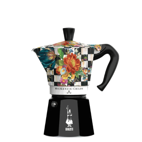 ‏מקינטה מוקה אקספרס מקנזי צ'יילדס 6 כוסות Bialetti Moka Express MacKenzie-Childs ביאלטי