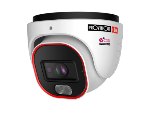 מצלמת כיפה Provision iP Rainbow Hybrid Light 4MP דגם DH-340IPSN-28 עם WDR, תאורת IR עד 20 מטר ועדשה 2.8 מ