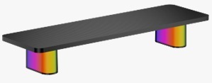 מעמד למסכי מחשב עם אורות משתנים LUMI       STB37-03