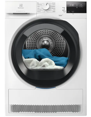 מייבש כביסה 9 ק"ג Heat Pump דגם EDH6295BM אלקטרולוקס Electrolux