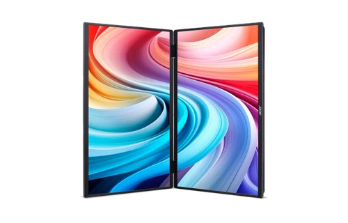 מסך מתקפל כפול למחשב נייד 23.8 אינץ Acer PD243Y Ebmiuux 