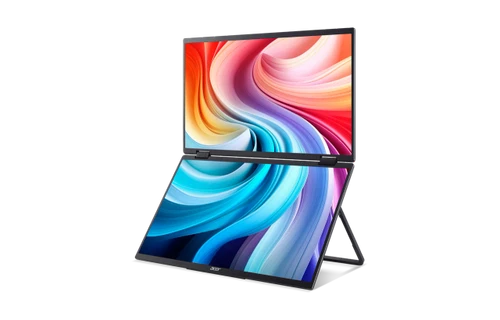 מסך מתקפל כפול למחשב נייד 23.8 אינץ Acer PD243Y Ebmiuux 