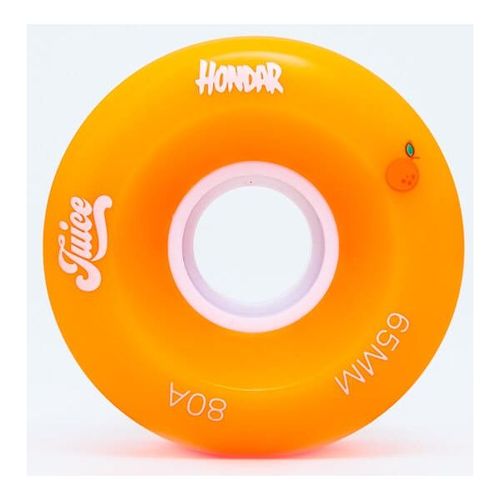 HONDAR JUICE WHEELS 65mmX32mm 80A ORANGE SET OF 4