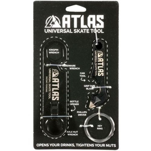 Atlas Universal Skate Tool and Screwdriver Set with Key Ring