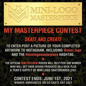 MINI LOGO MASTERPIECE LANDSCAPE 7.5 X 30.7 SKATEBOARD DECK