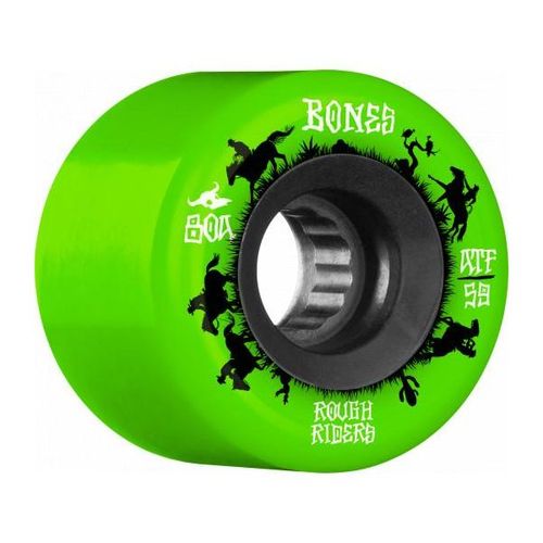 BONES ATF Rough Rider Wranglers Skateboard Wheels 59mm 80a 4pk Green