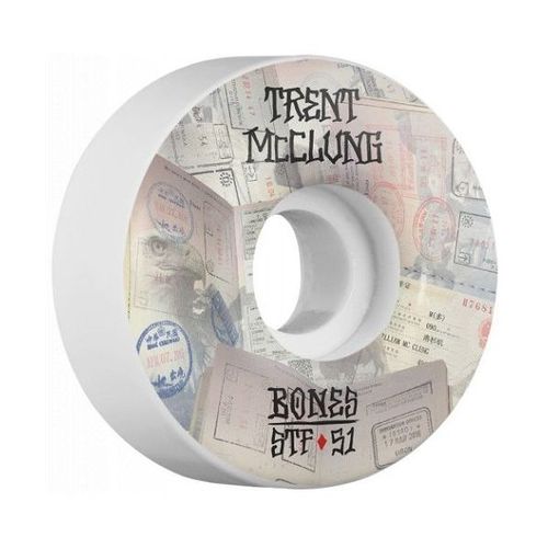BONES WHEELS STF Pro McClung Passport 51x30 V1 Skateboard Wheels 83B 4pk