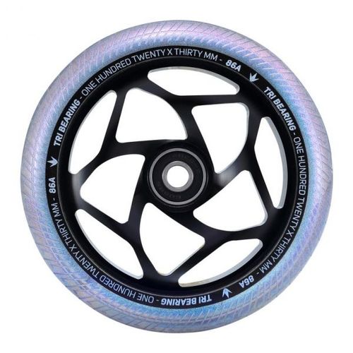 גלגל לקורקינט פעלולים Blunt Tri Bearing Wheel - Black/Galaxy 120mm x 30mm