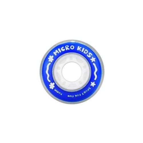 גלגלים סט של 4 MICRO FLASH WHEELS FOR KIDS SKATE 70MM 85A BLUE