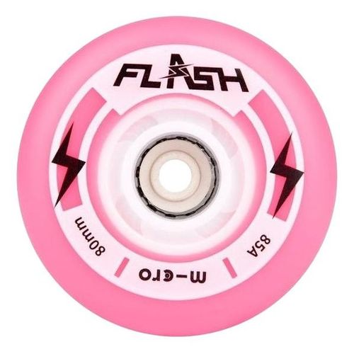 גלגלים סט של 4 MICRO FLASH WHEELS 76MM 85A PINK