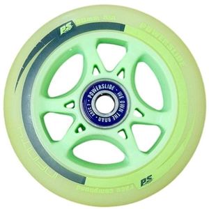 סט של 8 גלגלים כולל מיסבים וספייסרים POWERSLIDE 90MM 83A WHEELS 8PACK