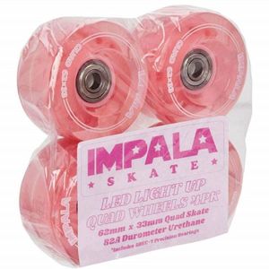 גלגלי Impala Light Up ורוד 62mm 82A (סט 8)