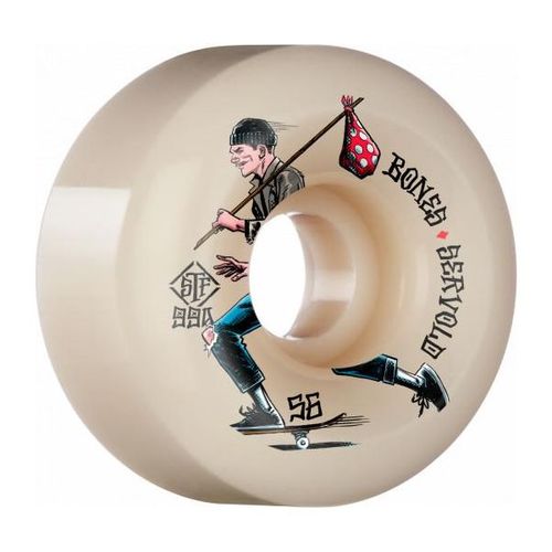 BONES STF Servold Gone Skating Skateboard Wheels 56mm V6 Wide-Cut 99A 4pk