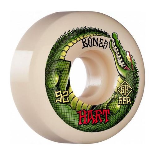 BONES STF Hart Speed Gator Skateboard Wheels 52mm V5 Sidecut 99A 4pk