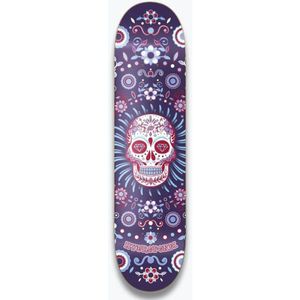 HYDROPONIC MEXICAN SKULL Blue DECK ONLY 8.25