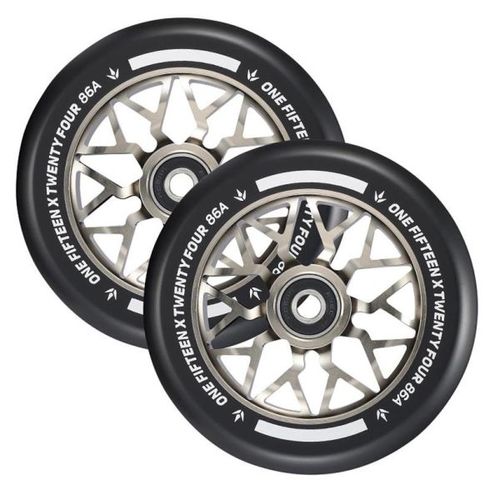 גלגל לקורקינט פעלולים Blunt Sector 115 מ״מ – Olive / Black
