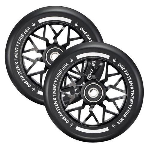 גלגל לקורקינט פעלולים Blunt Sector 115mm – שחור/שחור