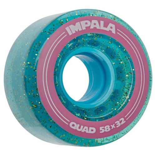 Impala Rollerskates Wheels Holographic Glitter 58mm 82A 4pack