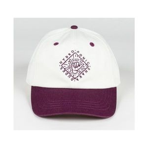 HYDROPONIC BASEBALL SHAKA DUDES CAP Natural White / Wine