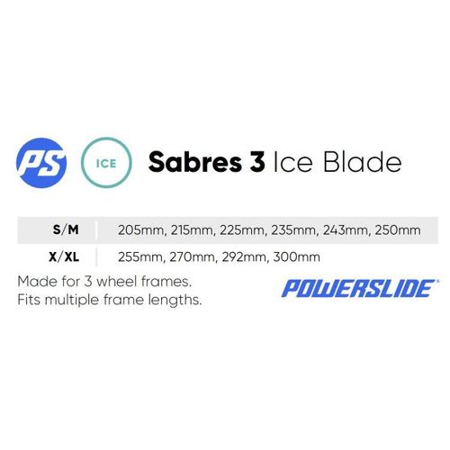 POWERSLIDE Ice All-round Blade Sabres 3