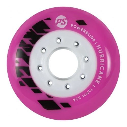 POWERSLIDE Hurricane Wheels 76MM 85A Pink 4pcs set