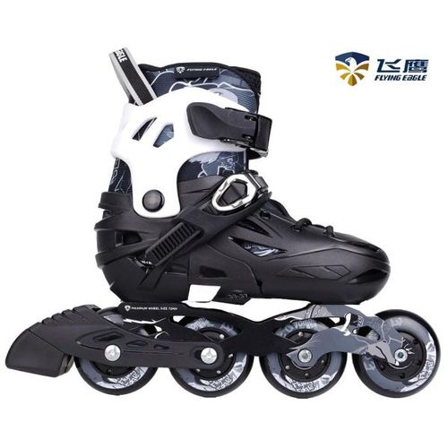 רולר בליידס מתכוונן לילדים FLYING EAGLE S5S+ BLACK