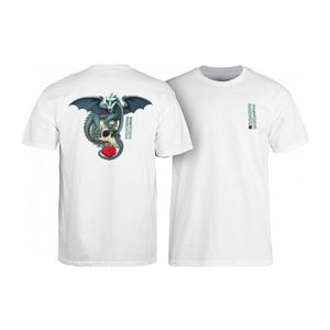 Powell Peralta T-shirt Dragon Skull White