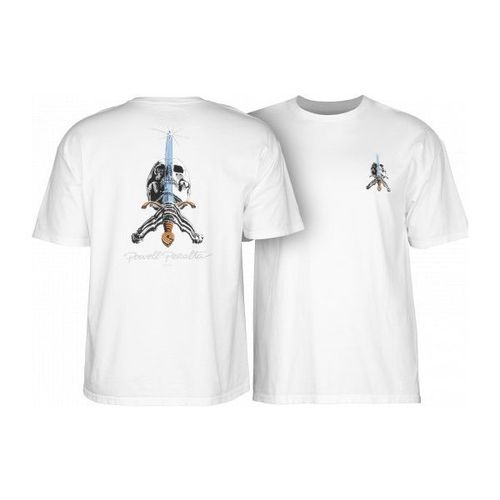 Powell Peralta Skull & Sword T-shirt - White