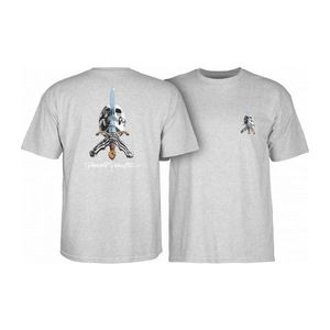 Powell Peralta Skull & Sword T-shirt - Grey