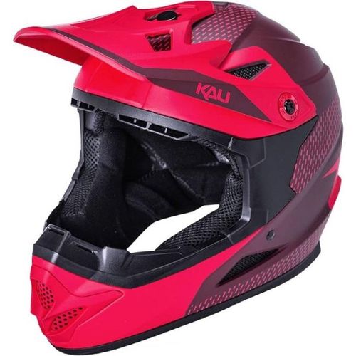 קסדת שטח פול פייס KALI Zoka Mat Red/Bur YL
