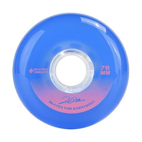 גלגלים סט של 4 MICRO CRYSTAL WHEELS 80MM 82A BLUE