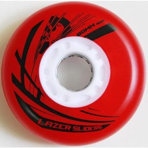 FLYING EAGLE LAZER SLIDERZ RED 4 PCS-80mm