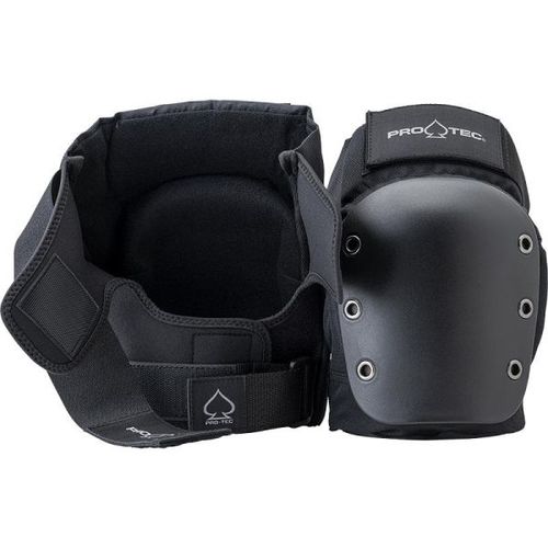 PRO-TEC STREET KNEE PAD OPEN BACK BLACK