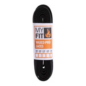 POWERSLIDE MYFIT Waxed Laces Pro Black