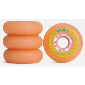 גלגלים סט של 4 Impala Inline Wheel Pink/Yellow