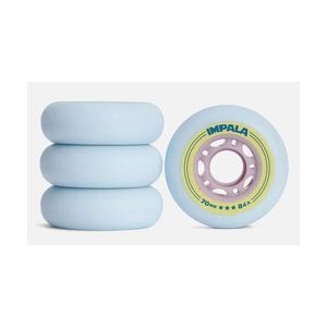גלגלים סט של 4 Impala Inline Wheel Sky Blue/Yellow
