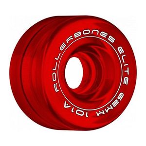 גלגלים לגלגליות Rollerbones Art Elite Competition Wheels Clear Red 62mm 101A 8pk