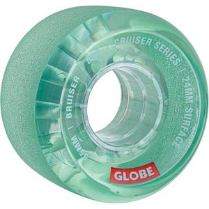 גלגלי סקייטבורד Globe Bruiser Cruiser Wheels Clear Aqua 55mm/83A