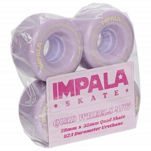 Impala Rollerskates Wheels Pastel Lilac 58mm 82A 8pack