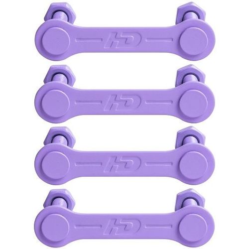 HONDAR Studded Hardware mounting Plates 1.25'' LILAC