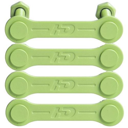 HONDAR Studded Hardware mounting Plates 1.25'' GREEN