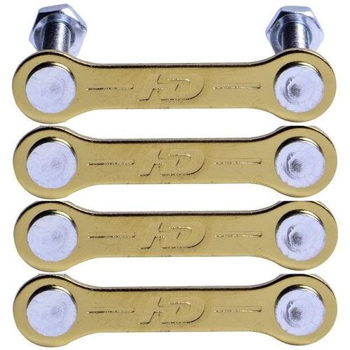 HONDAR Studded Hardware mounting Plates 1.25'' GOLDEN