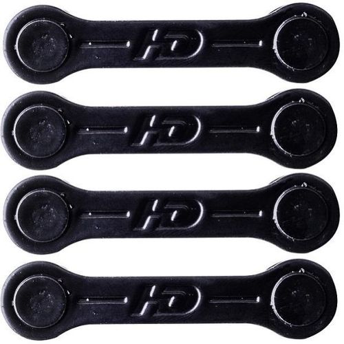 HONDAR Studded Hardware mounting Plates 1.25'' BLACK