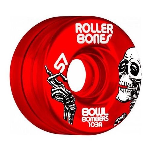 גלגלים לגלגליות Rollerbones Bowl Bombers Wheels 57mm 103A 8pk Red