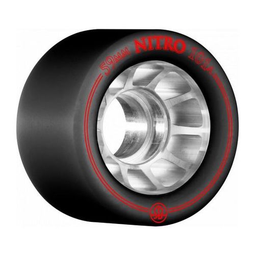 גלגלים לגלגליות Rollerbones Nitro Wheel Aluminum Hub 59mm x 101a 8pk Black