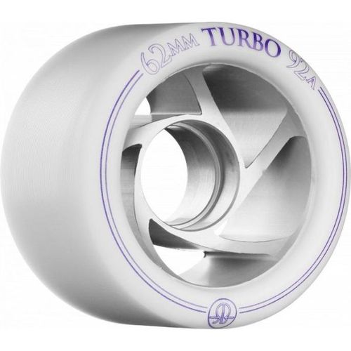 גלגלים לגלגליות Rollerbones Turbo Wheels Clear Aluminum Hub 62mm 92a 8pk