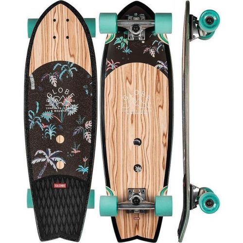 GLOBE 30 Sun City Olivewood/Neon Jungle Cruiser Complete
