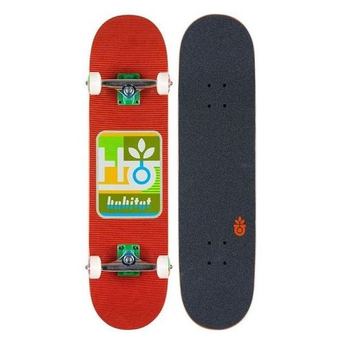 HABITAT Mod Pod Red Complete Skateboard 7.875